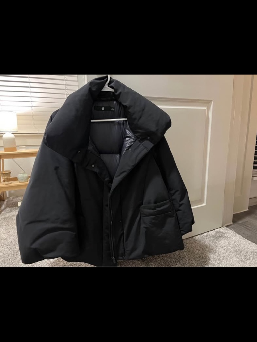 UNIQLO +J Jil Sander 478262 Hybrid Down Jacket Black (Used)